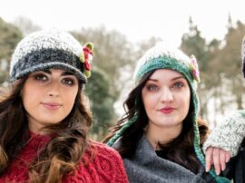 Rib Pullon Handknitted Hat 100% Wool