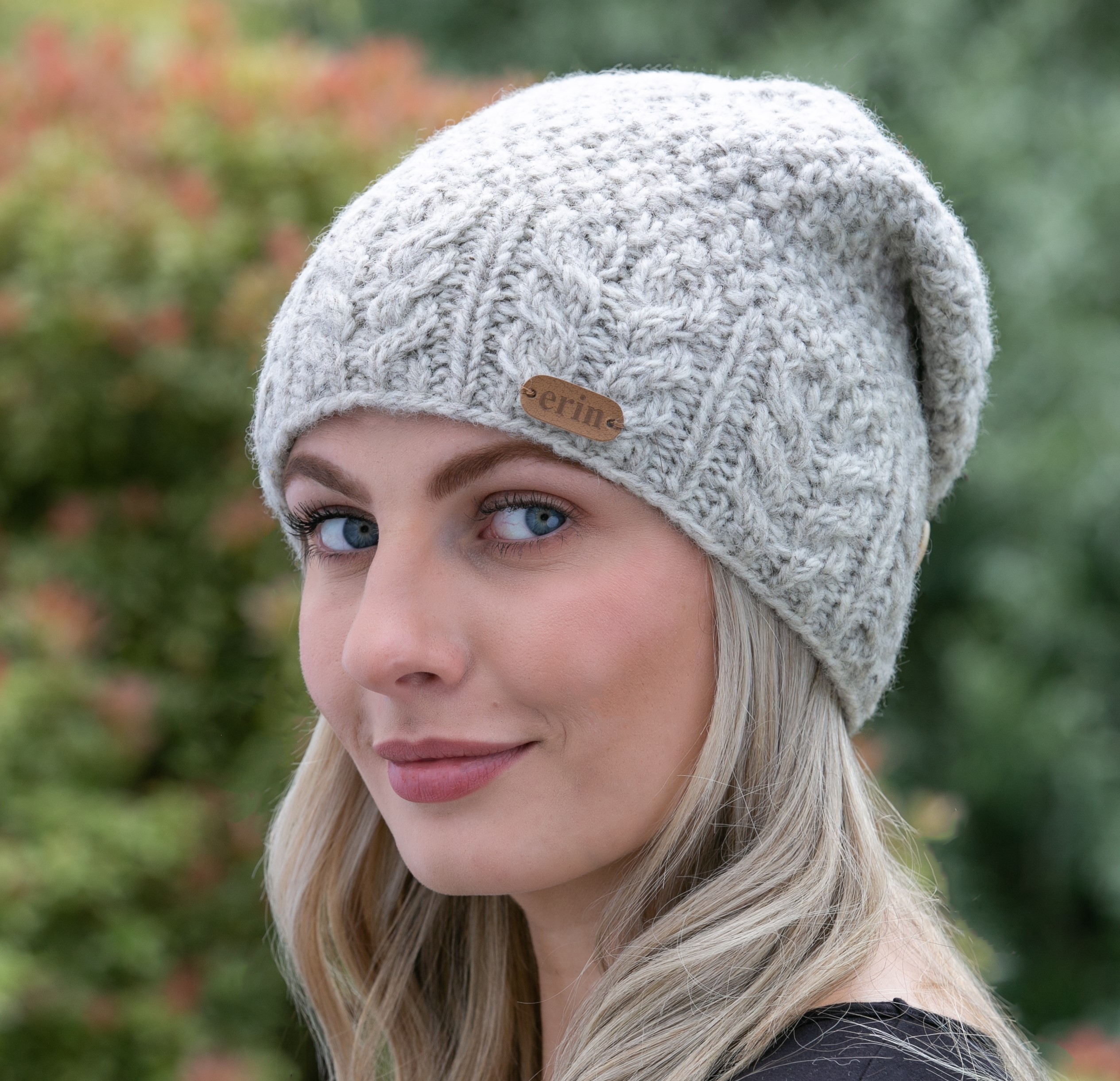 aran wool hat