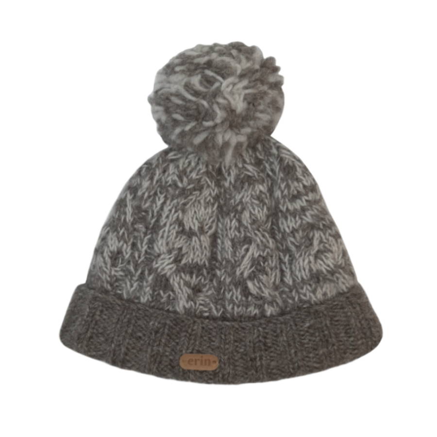 aran bobble hat